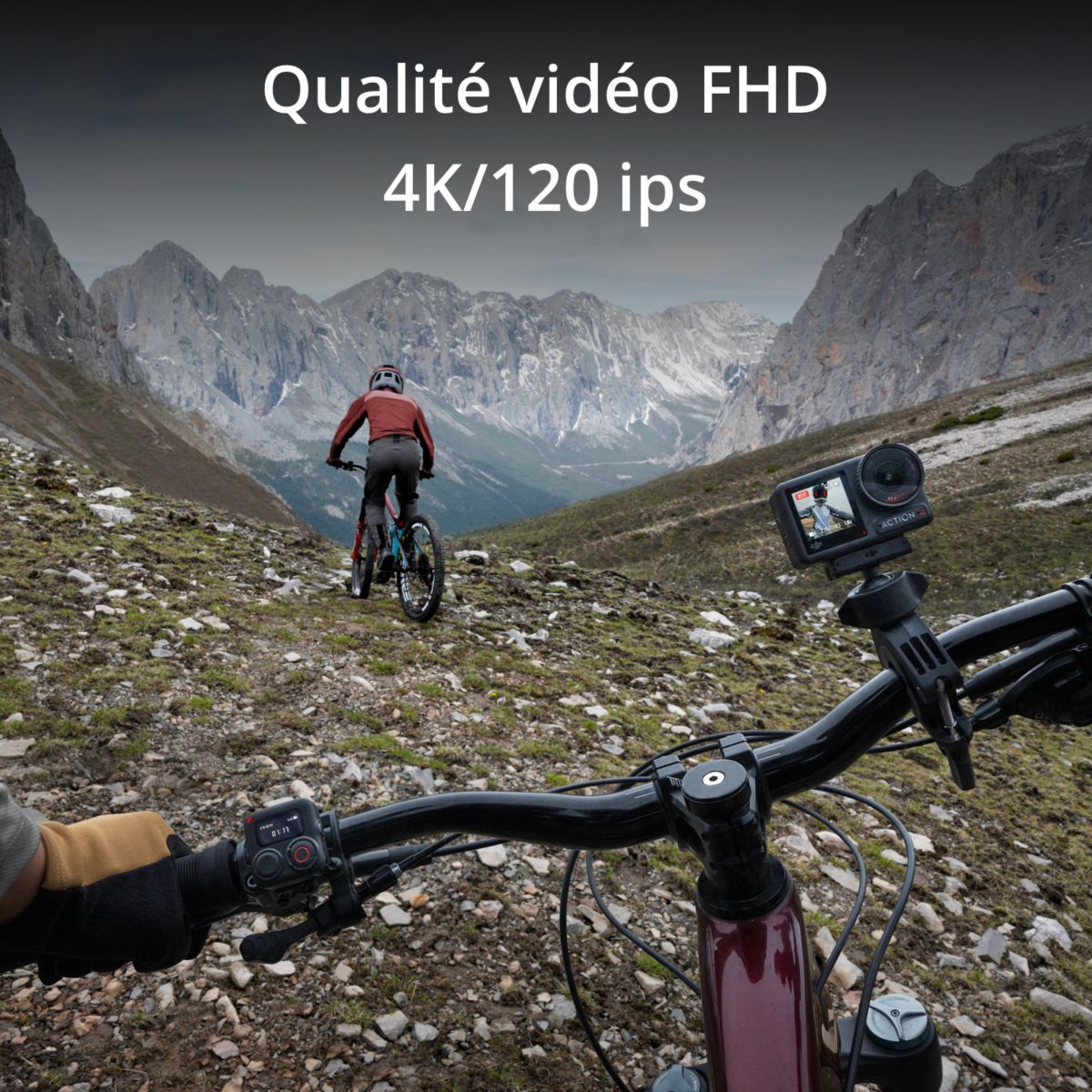Caméra sport Osmo Action 4 Adventure Combo couleur unique, DJI
