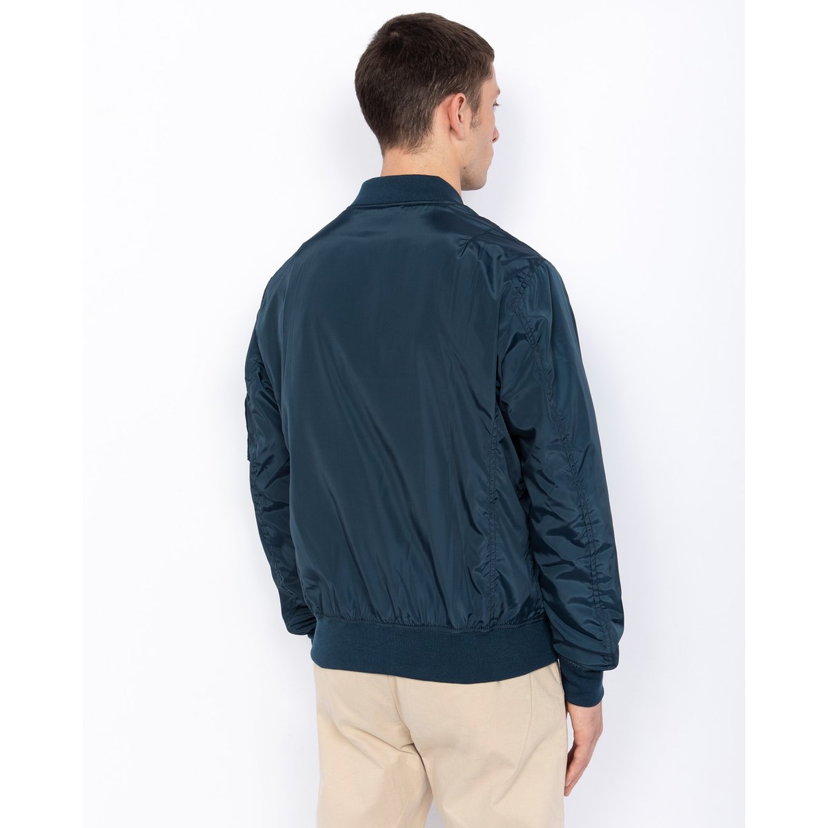 Blouson bomber type MA-1 bleu océan, SCHOTT