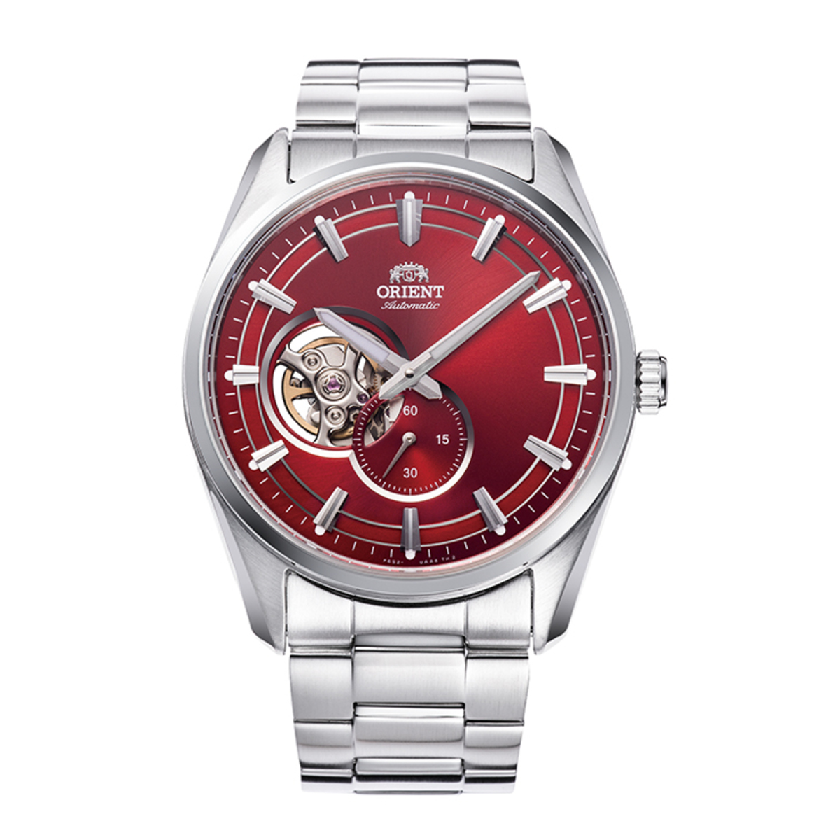 Montre Analogique  CONTEMPORARY argenté rouge argenté, ORIENT