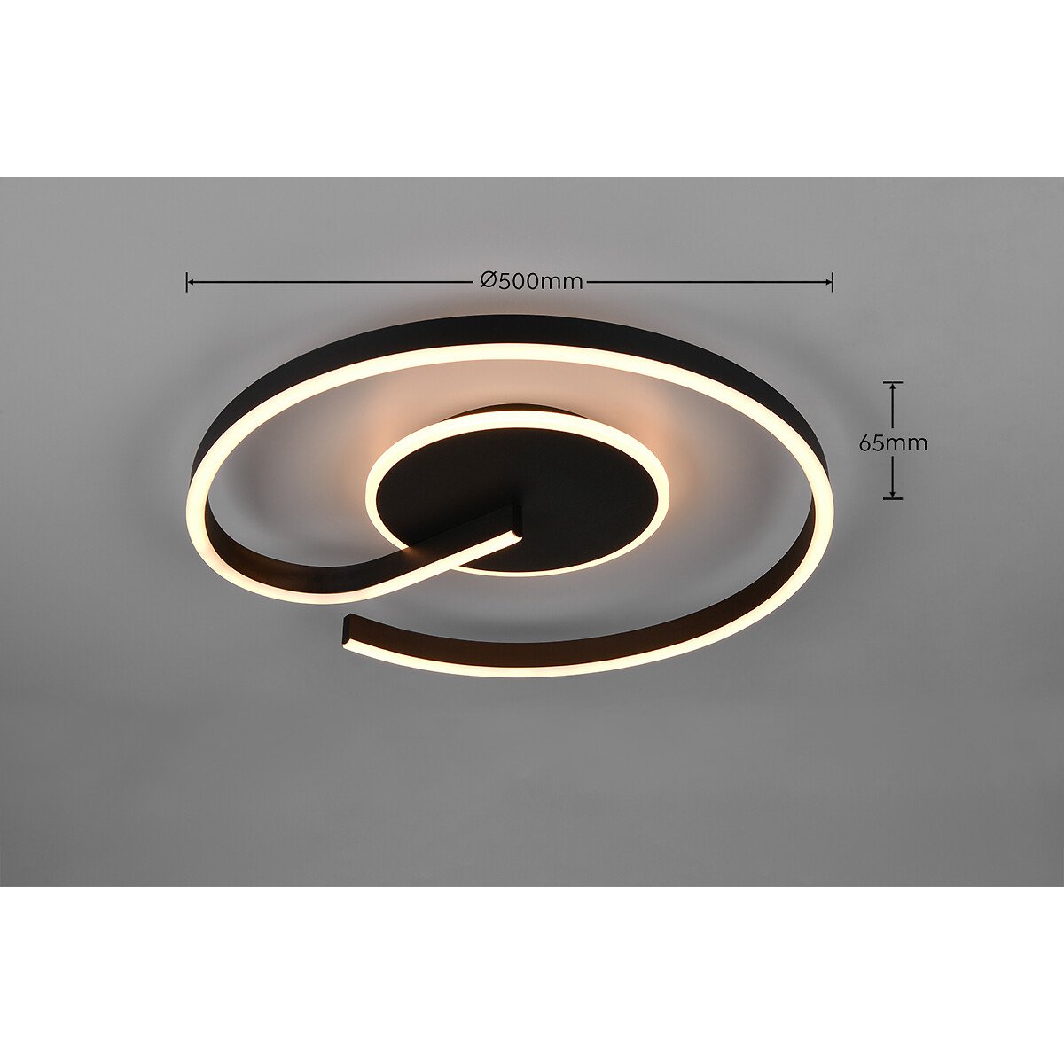 Plafond Calle, da Trio Lighting preto , TRIO LIGHTING