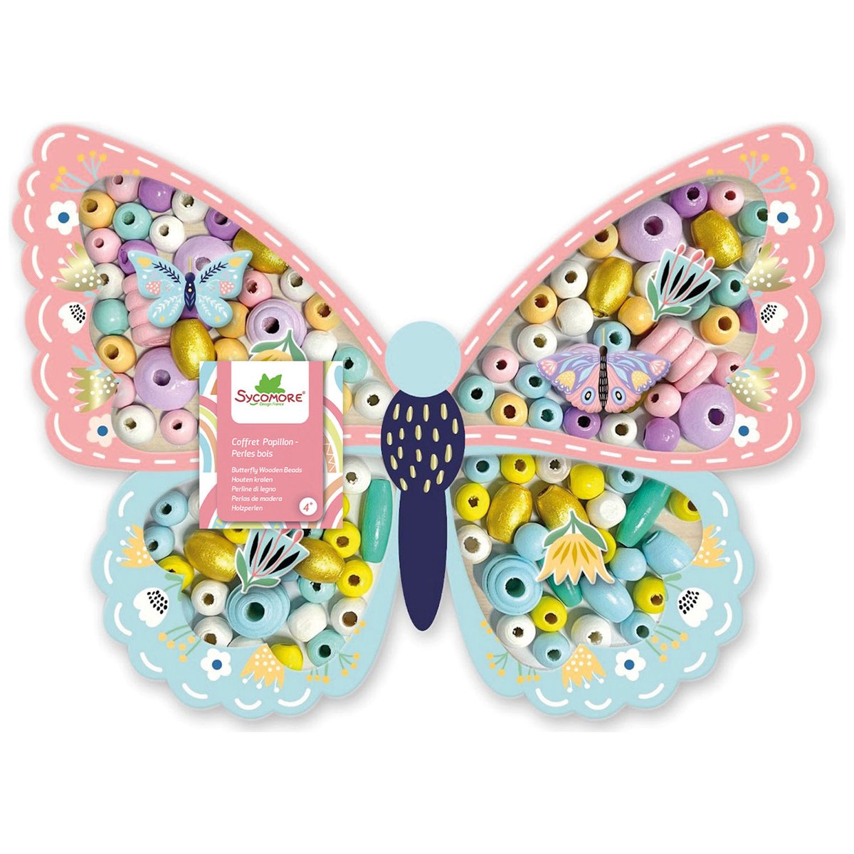 Coffret perles multicolore, SYCOMORE