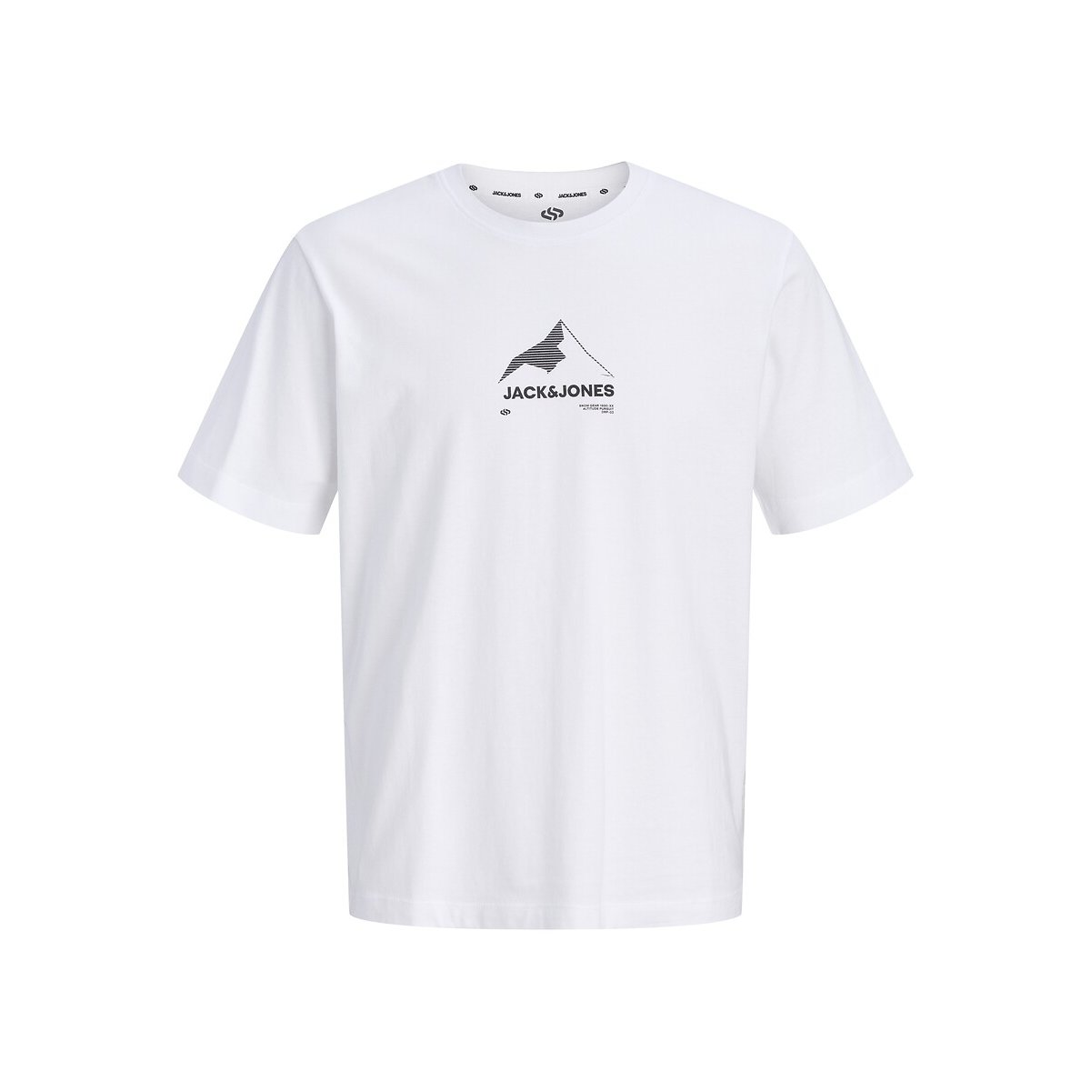 T-shirt manches courtes, TIGNES blanc, JACK & JONES
