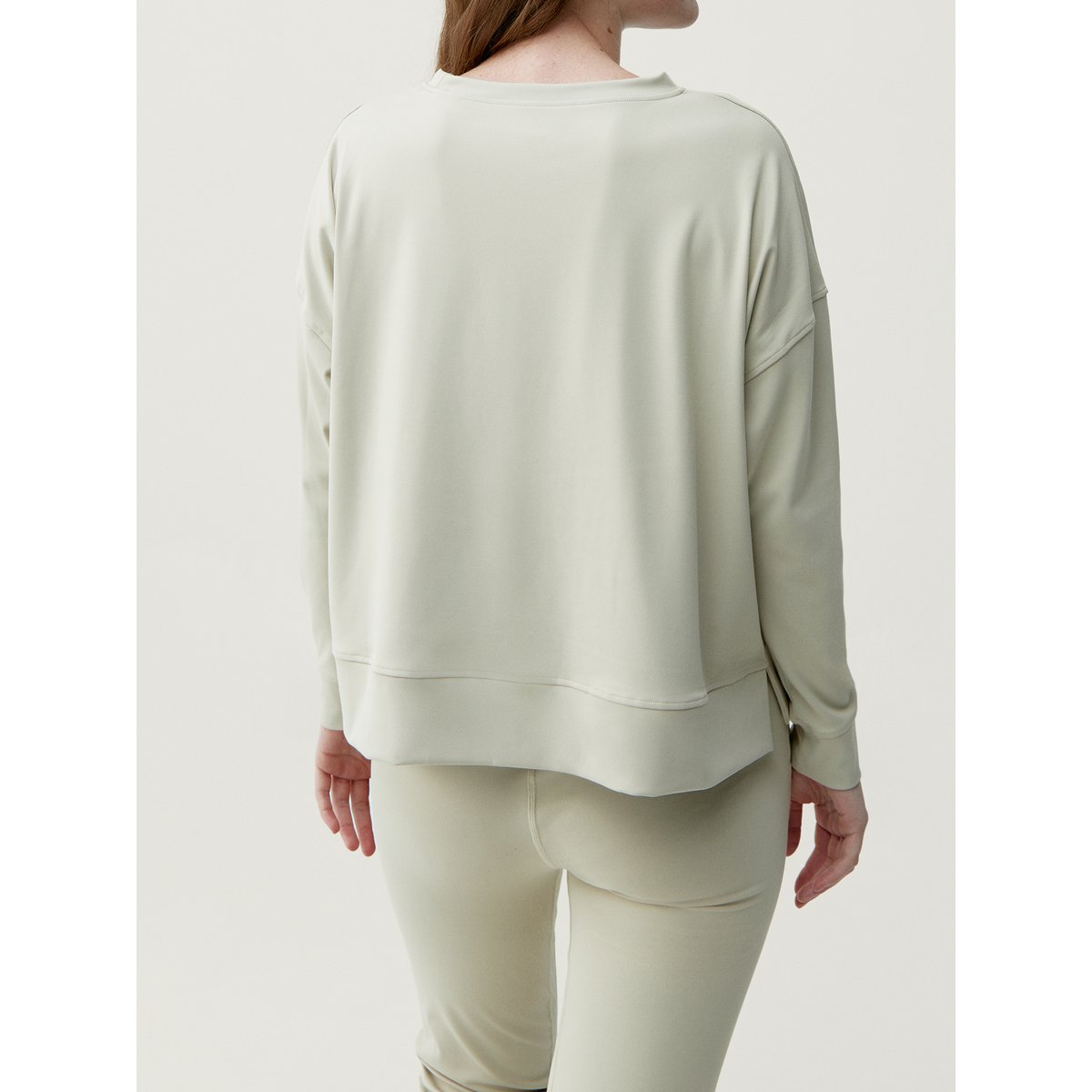 Sweat de sport sans capuche Performance DABA brun, BORN