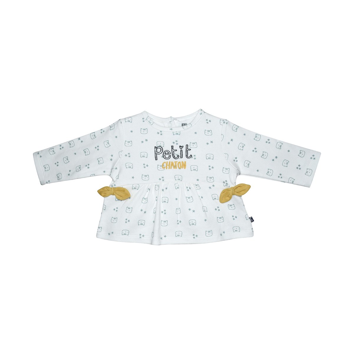 Tunique bebe + pantalon falkland gris, SUCRE D'ORGE