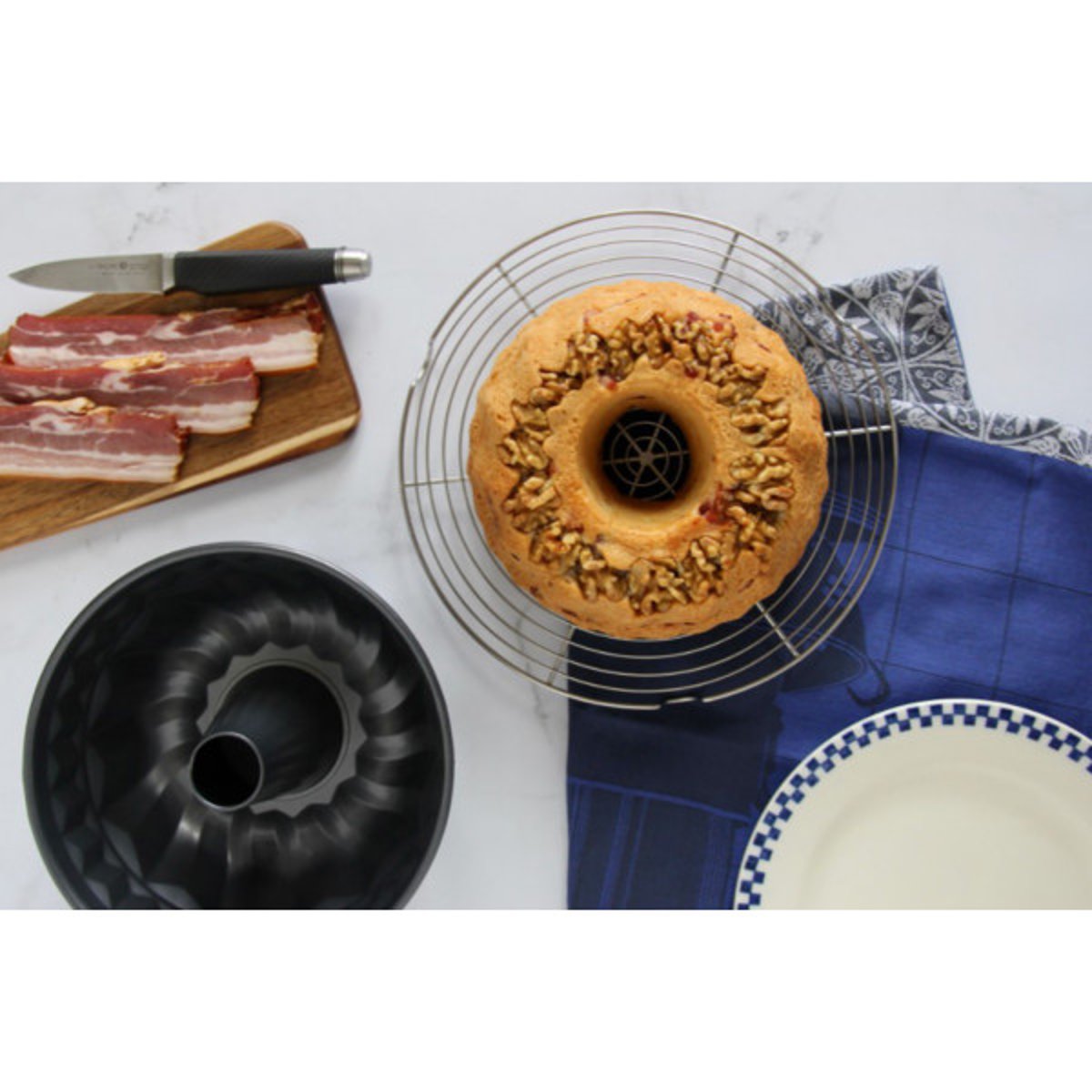Moule kouglopf 22 cm gris, DE BUYER