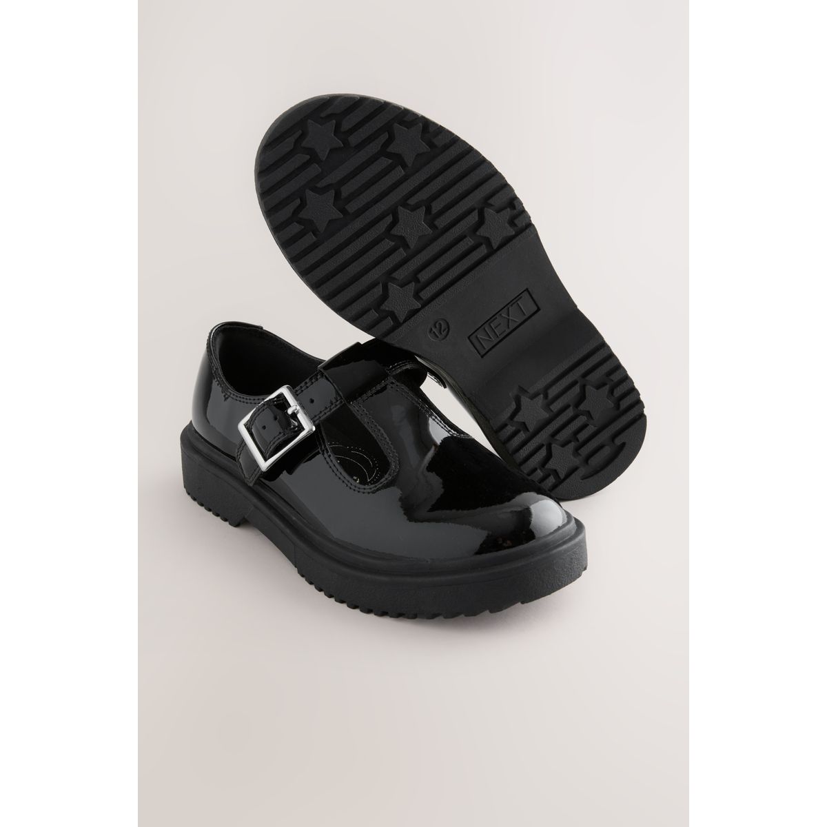 Chaussures d'école style salomé noir, NEXT