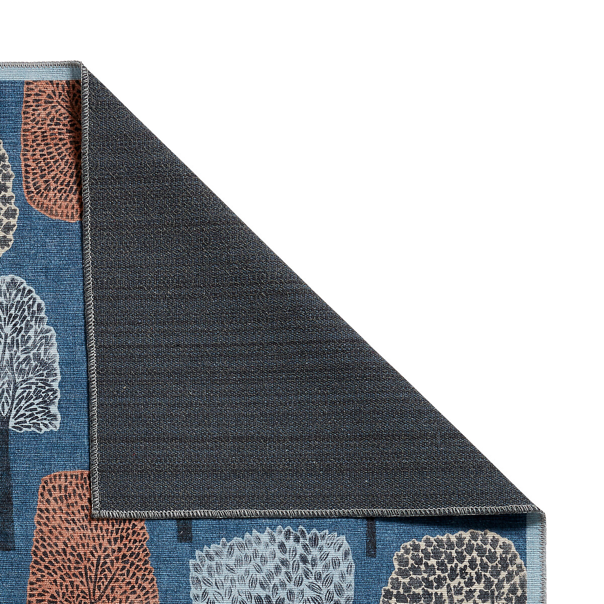 Cedar Washable Circular Rug midnight blue, SCION