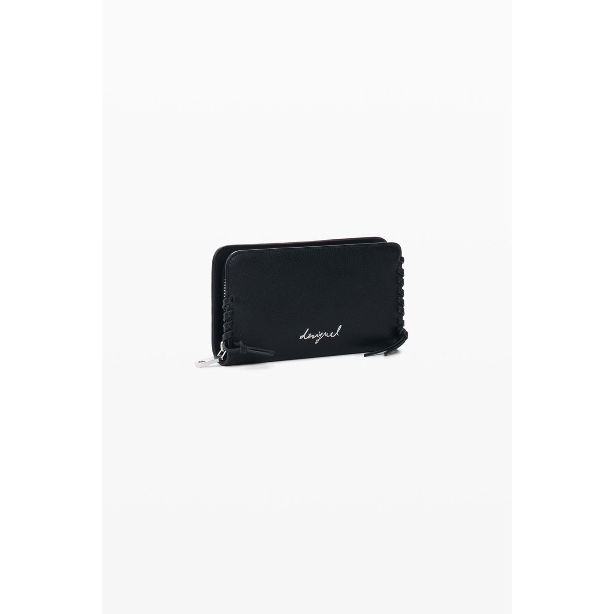 Portefeuille moyen logo noir, DESIGUAL