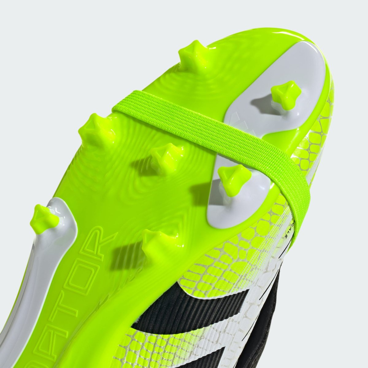 Chaussure Predator League Languette Rabattable Terrain Souple / Multi-Surfaces cloud white / core black / lucid lemon, adidas Performance