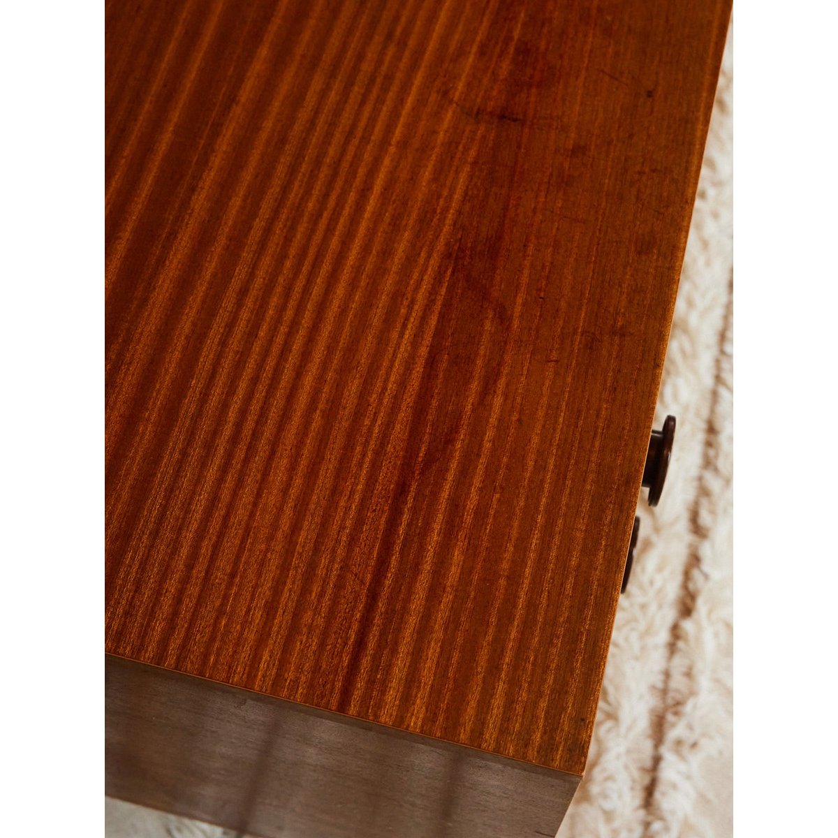 Bureau années 70 en bois Yvan N°537 - Bon état bois foncé, DEBONGOUT
