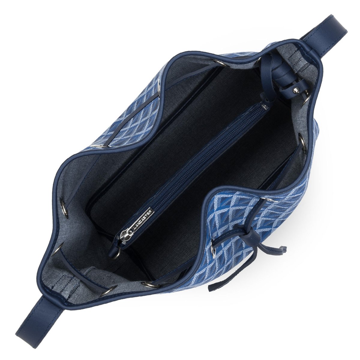 Sac bourse, Made in France IKON bleu électrique, LANCASTER