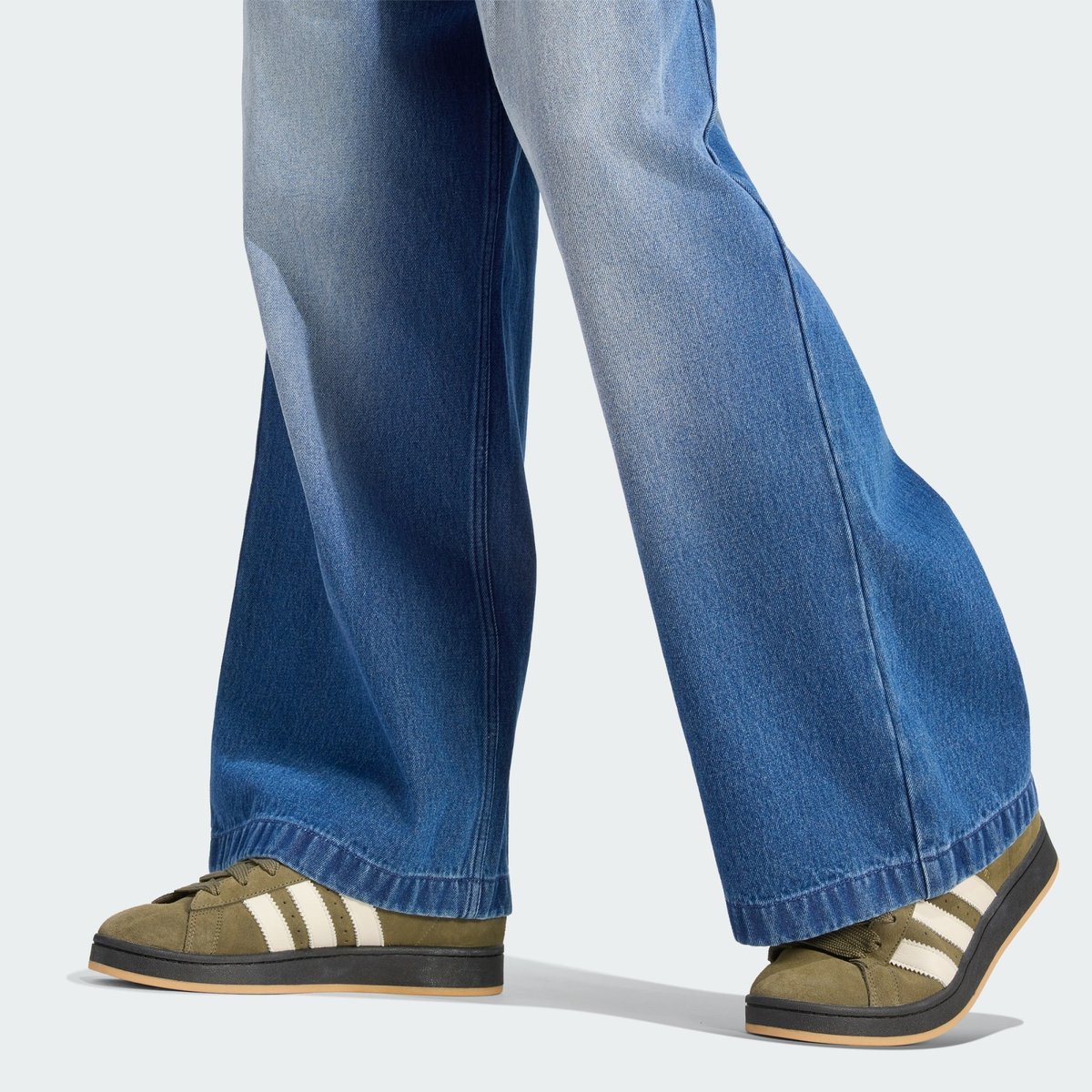 Jean Taille Mi-Haute Wide Leg Jean Taille Mi-Haute Wide Leg denim, adidas Originals