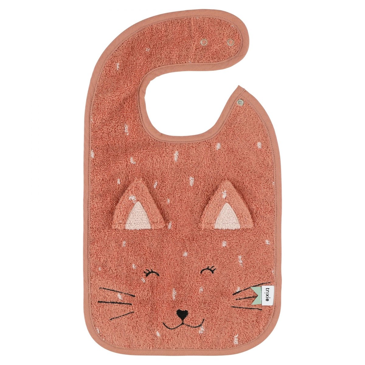 Bavoir éponge orange mrs. cat, TRIXIE