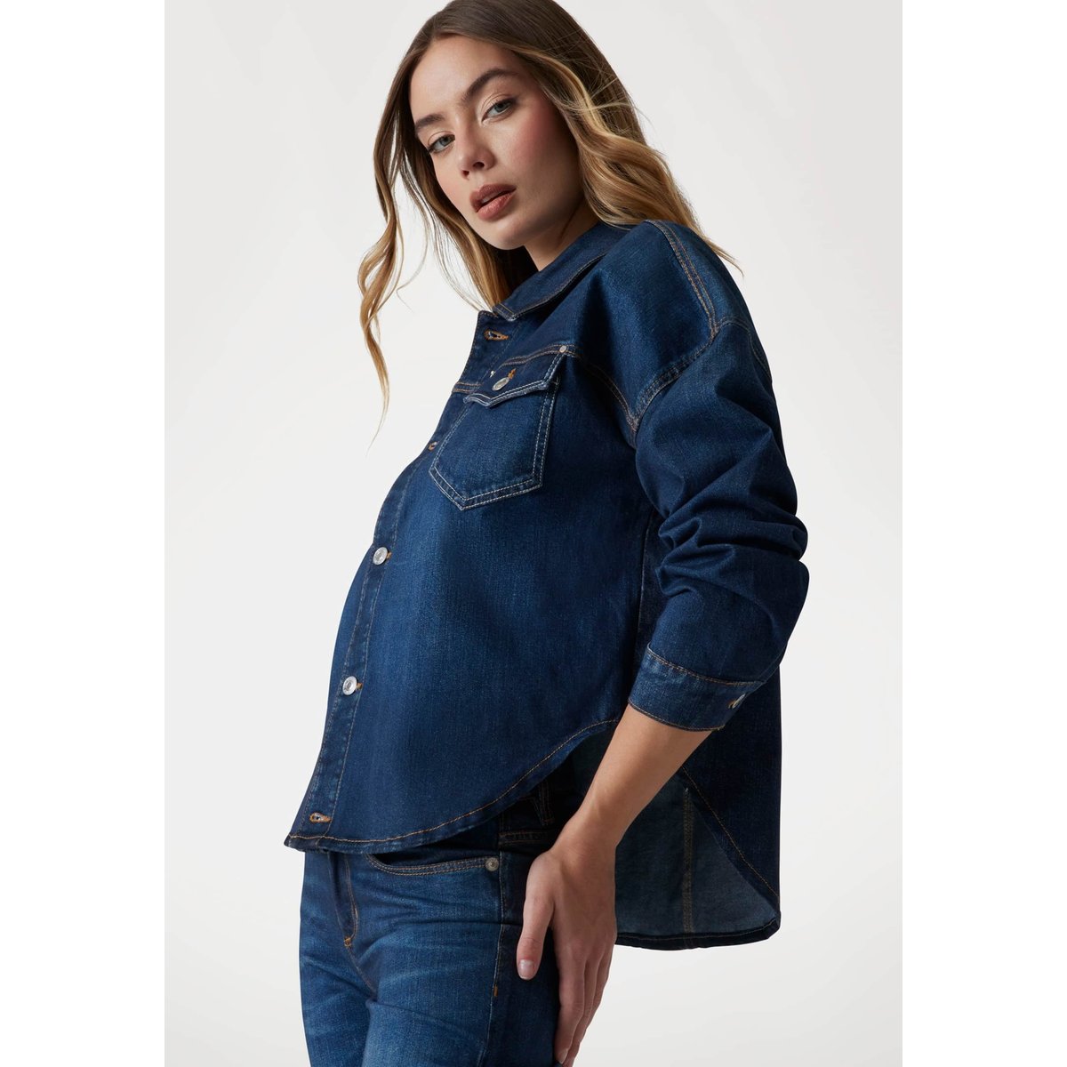 Surchemise Jean bleu, GUESS