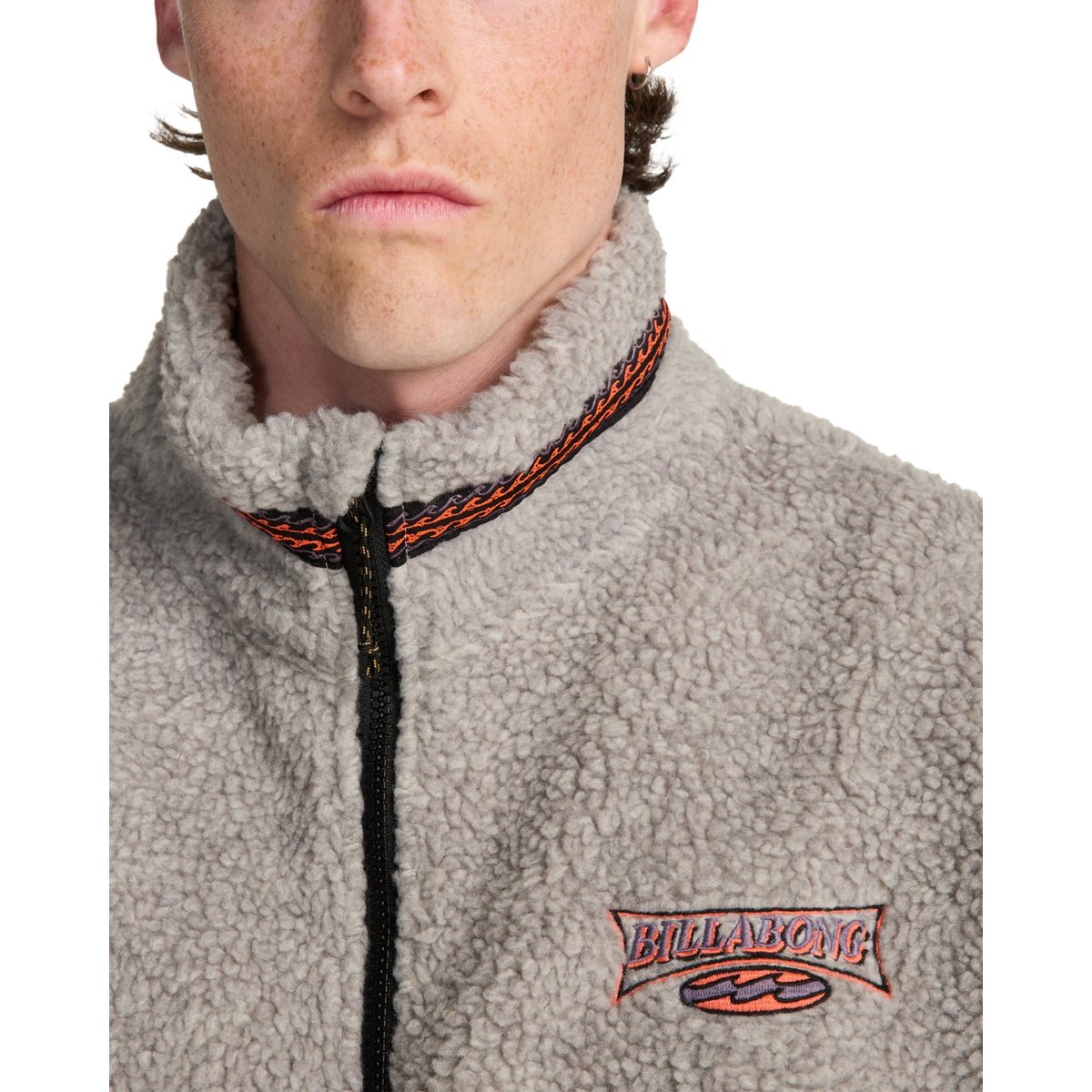Polaire demi-zip SINCE 73 TOMSTONE noir black heather, BILLABONG