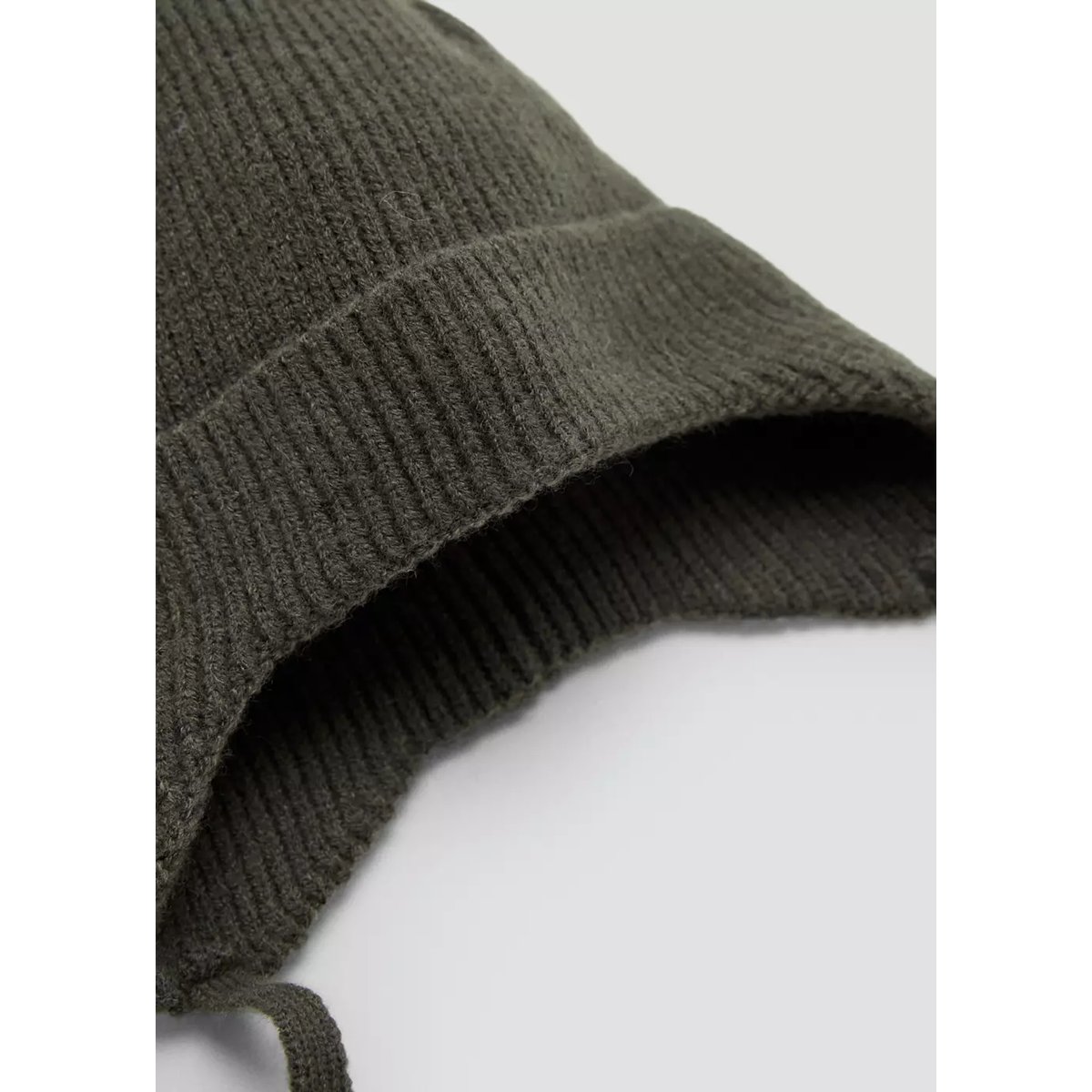 Bonnet pompon kaki, MANGO BABY