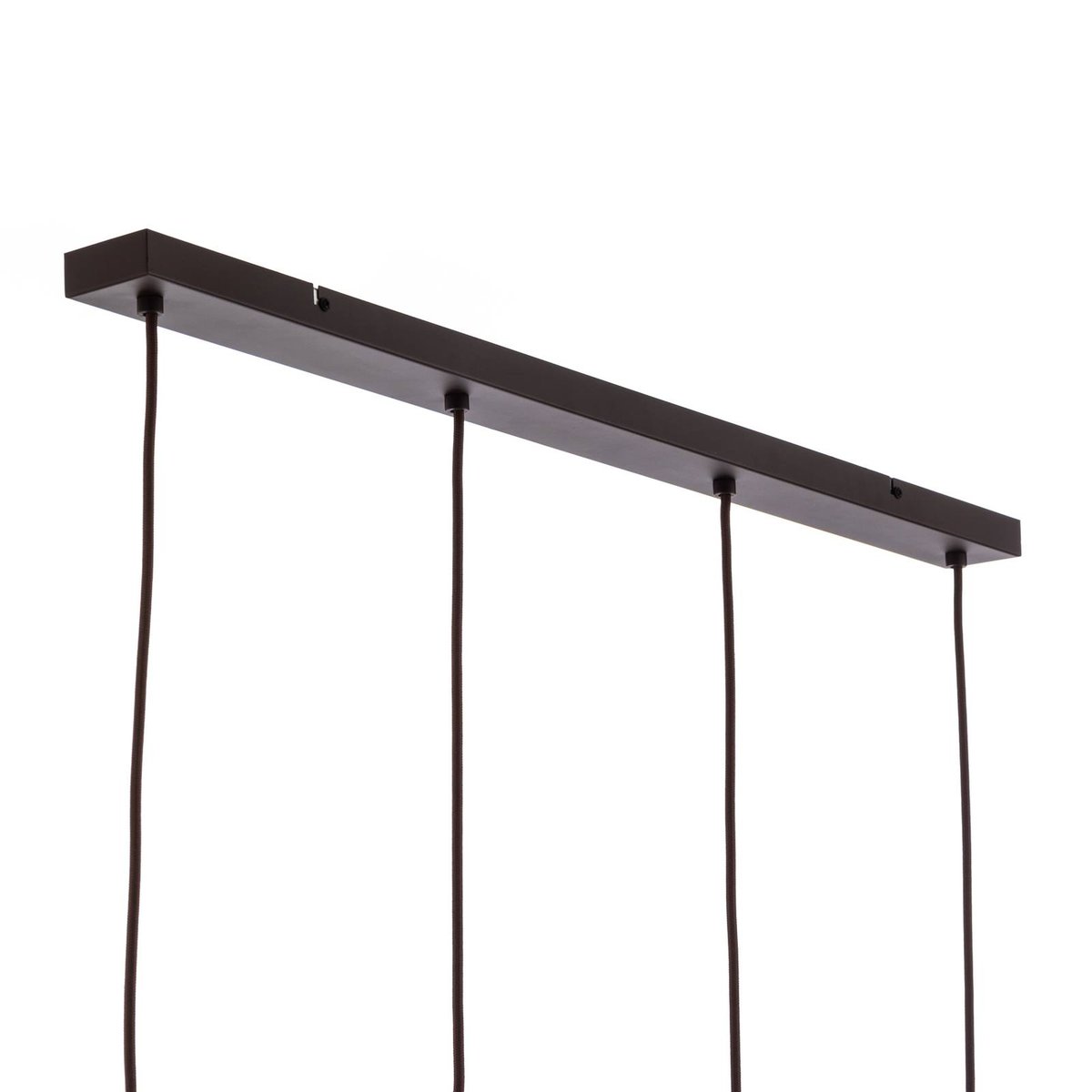 Suspension en verre design, Valentina marron, gris fumé, LINDBY