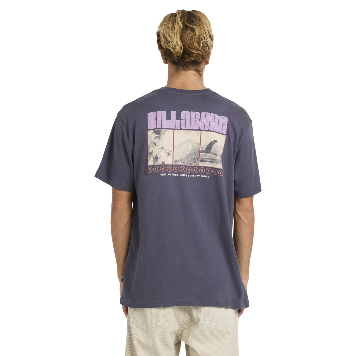 T shirt manches courtes BROADSHEET PREMIUM noir graystone, BILLABONG