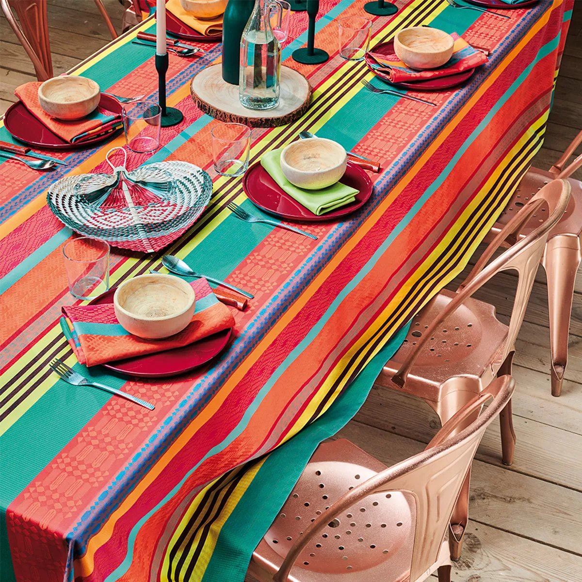 Nappe pur coton MILLE ARIZONA pampa, GARNIER THIEBAUT