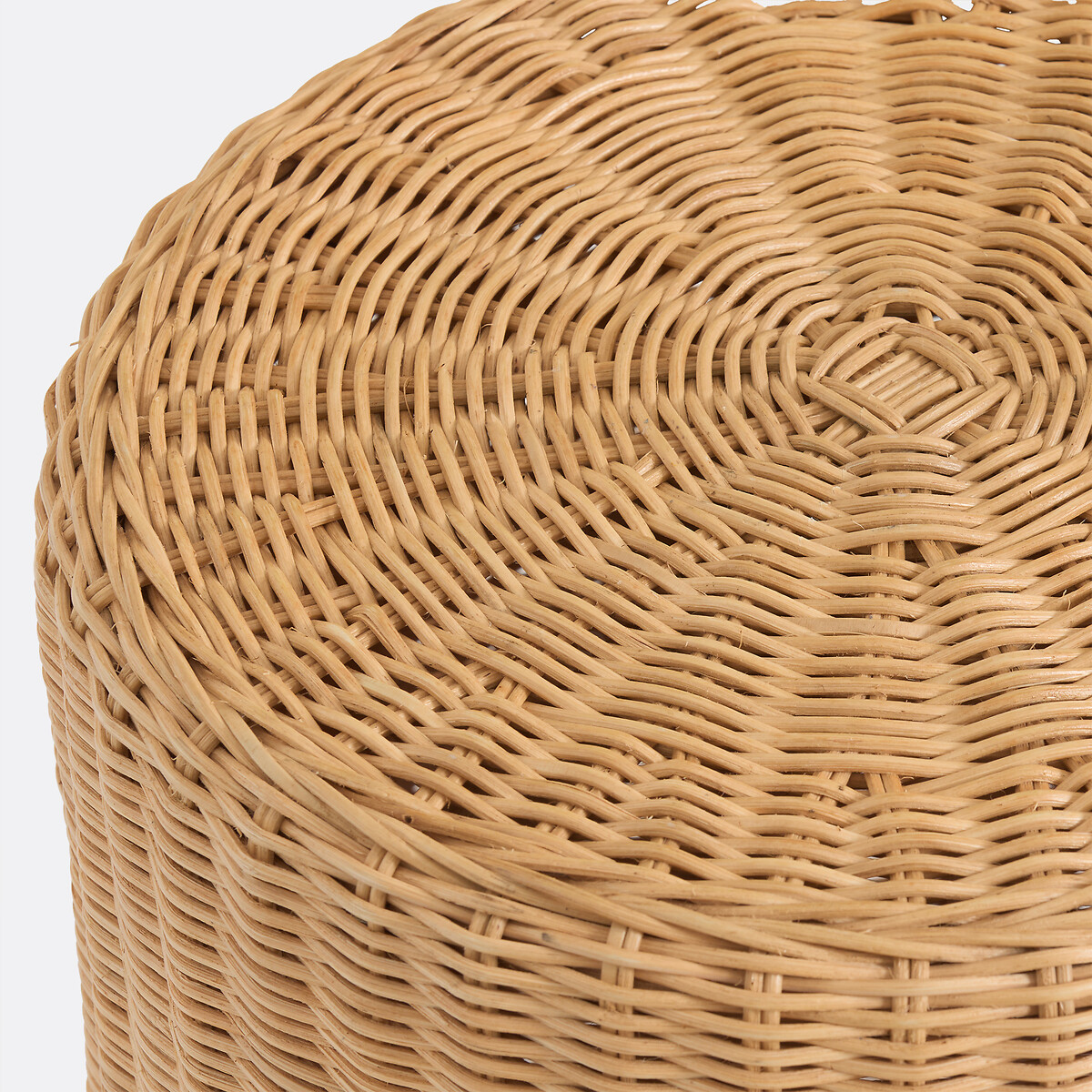 Pouf in rattan, Polina rattan naturale, LA REDOUTE INTERIEURS
