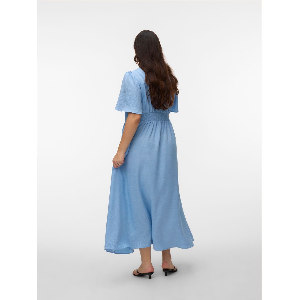 Robe bleue - chambray blue 1, VERO MODA