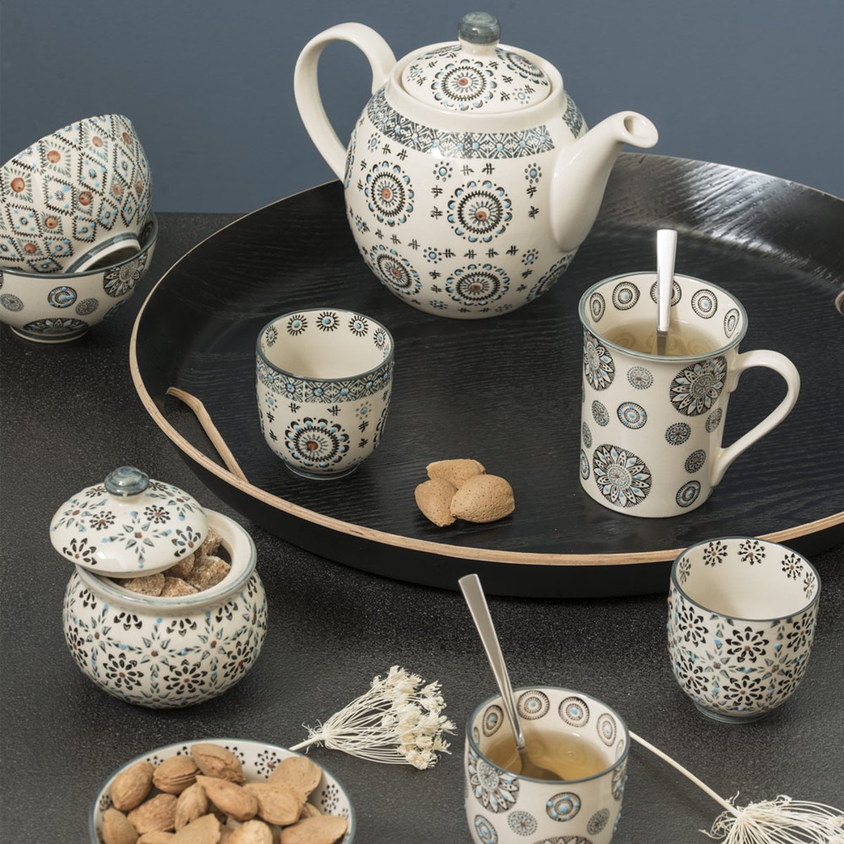 Coffret de 4 coupelles Nelson 11 cm - NELSON gris, TABLE PASSION