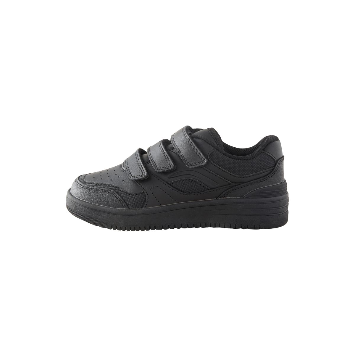 Chaussures d'école en cuir à scratch noir, NEXT
