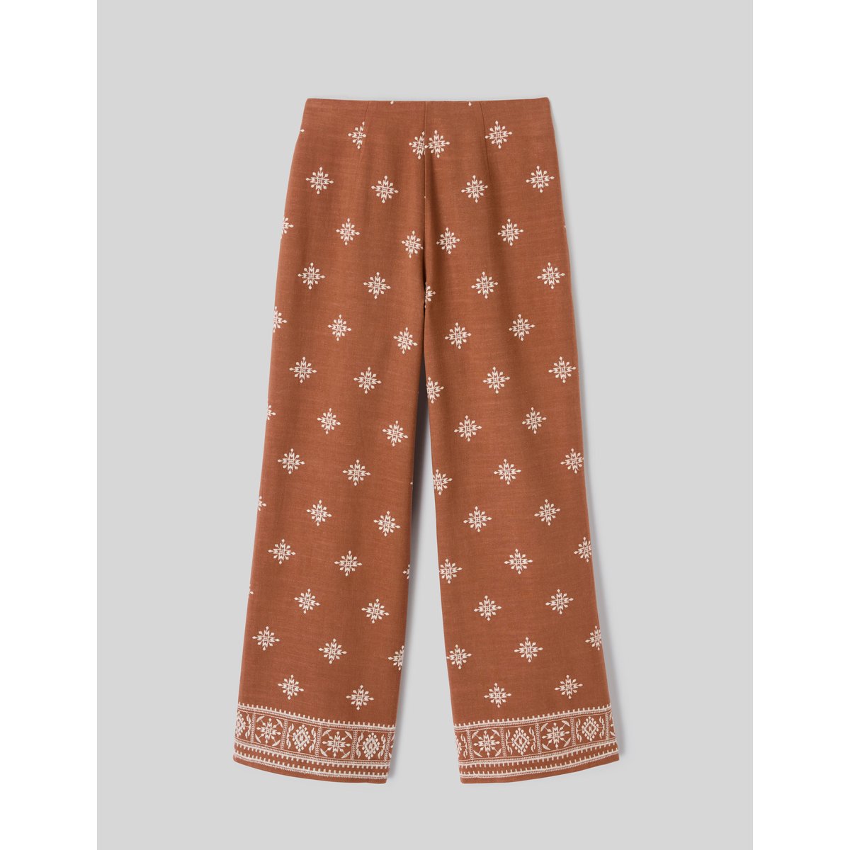 Pantalon brodé camel, BZB