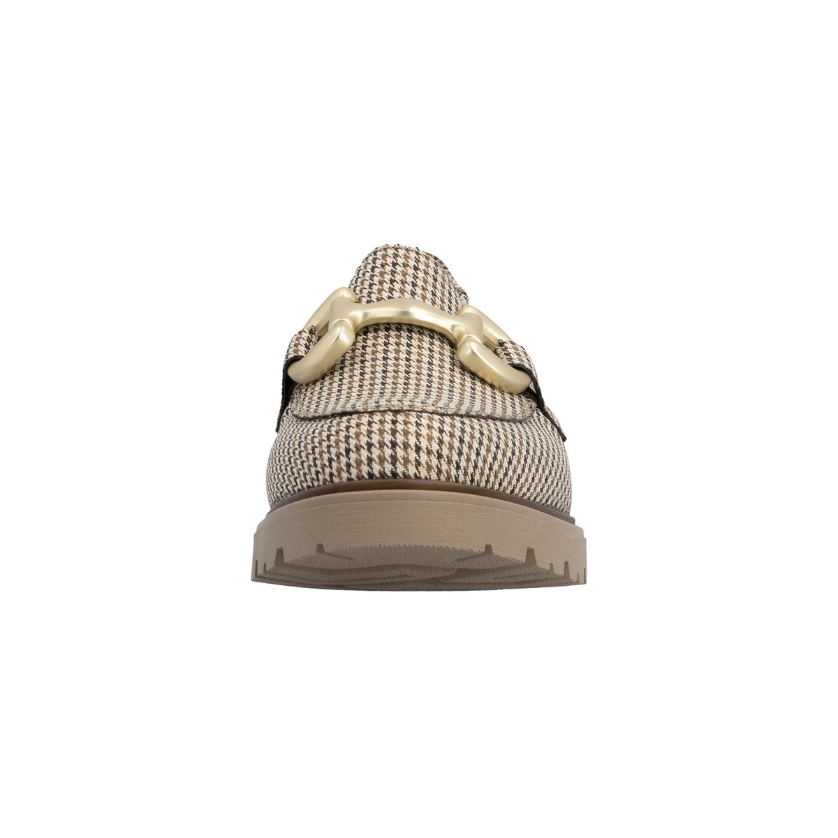 Mocassin à Cuir Rgd beige, RIEKER