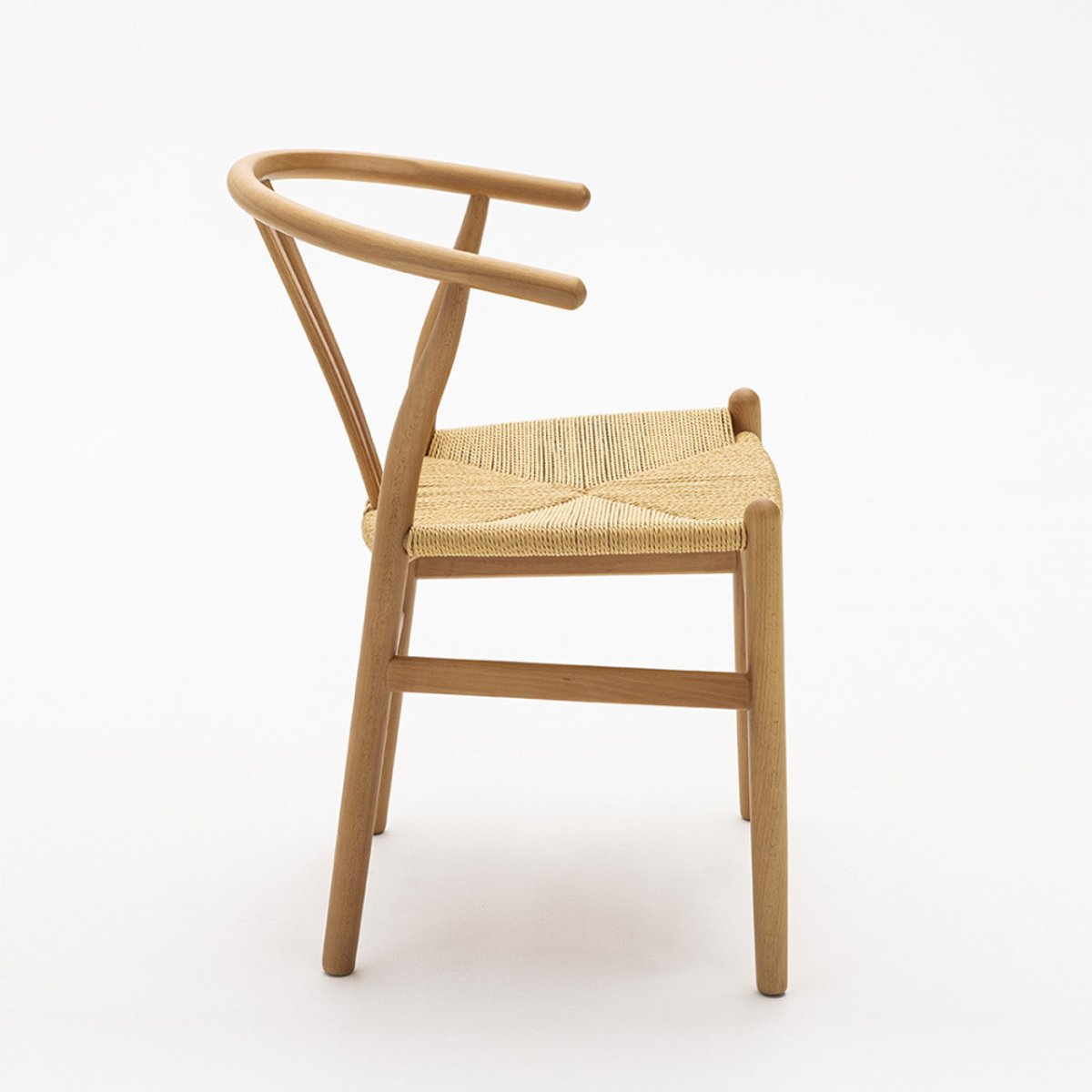 Lot de 2 chaises en corde tressée et bois- LIO bois clair, DRAWER