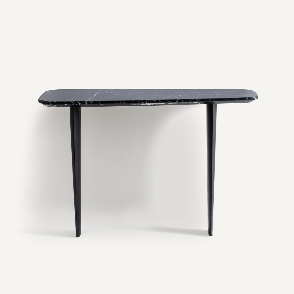 Konsolentisch Dolmena mit Marmorplatte marmor schwarz, AM.PM