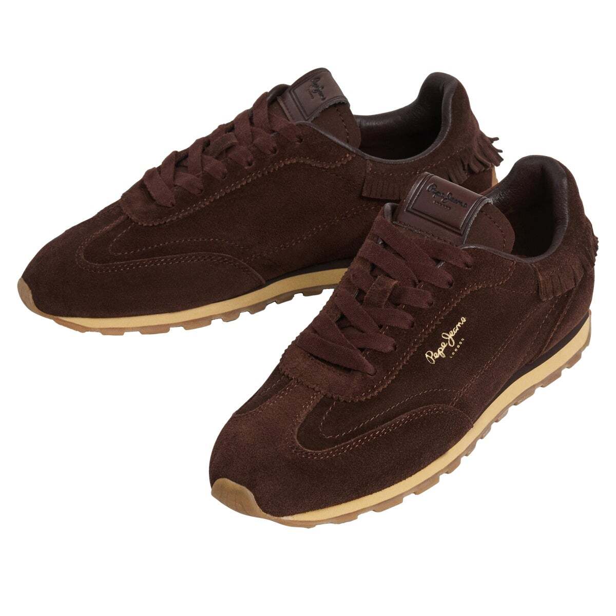 Jane - Baskets De Running Rétro brun foncé, PEPE JEANS