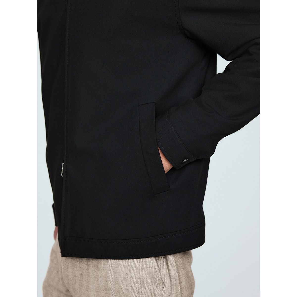 Veste motionflex à col montant noir, NEXT