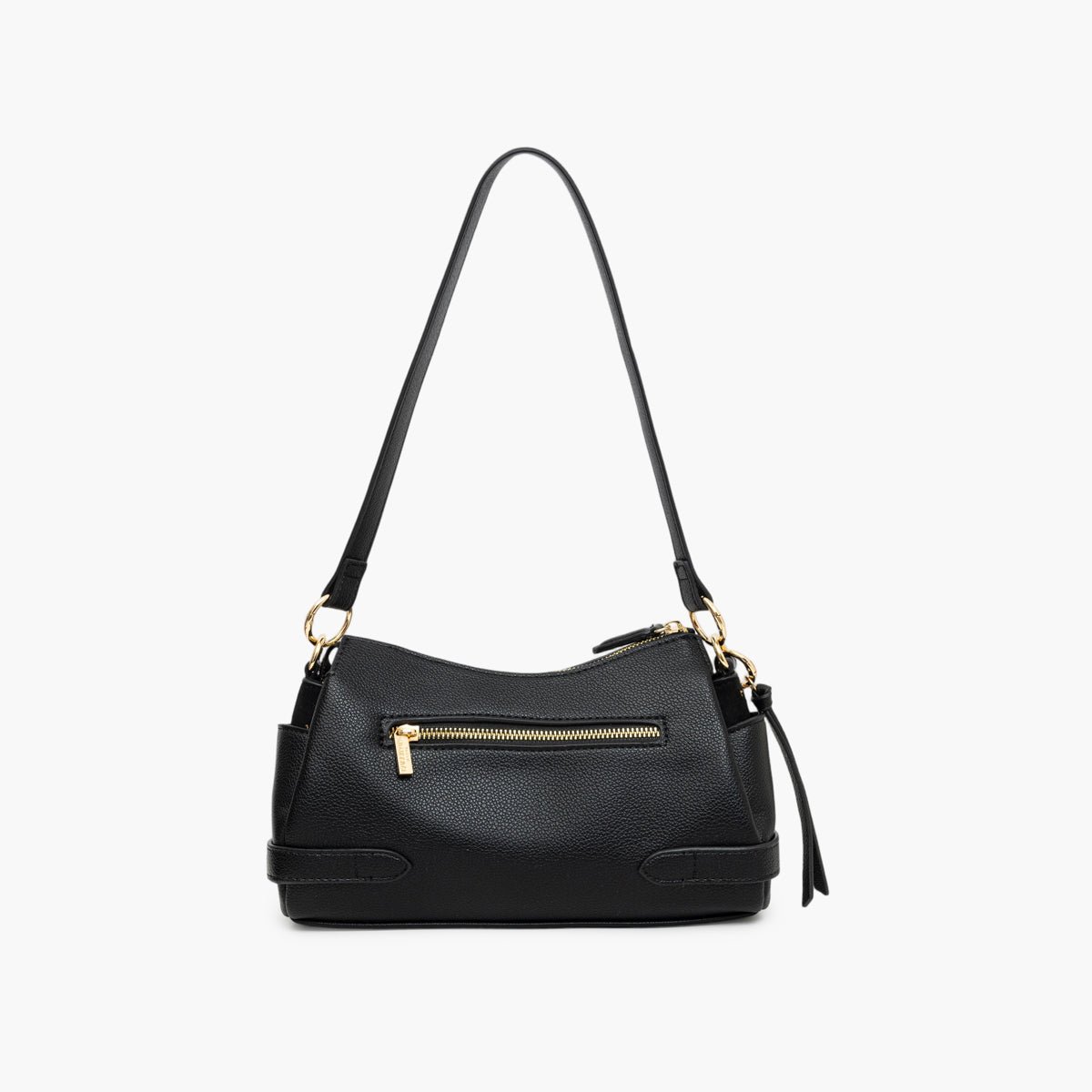 Sac porté épaule Tobi noir,doré, LOLLIPOPS