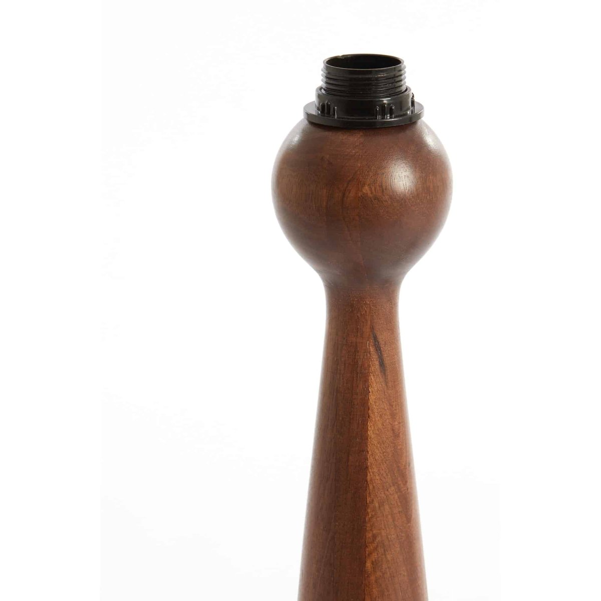 Base De La Lampe Bois FESTINA rouge-brun, LIGHT & LIVING
