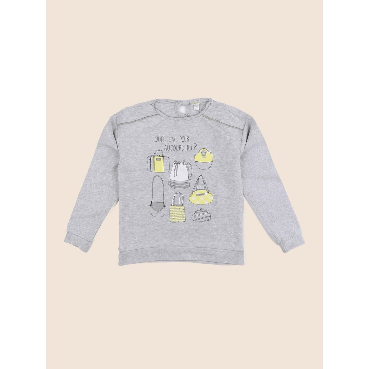 Sweat - Très bon état gris, VERTBAUDET