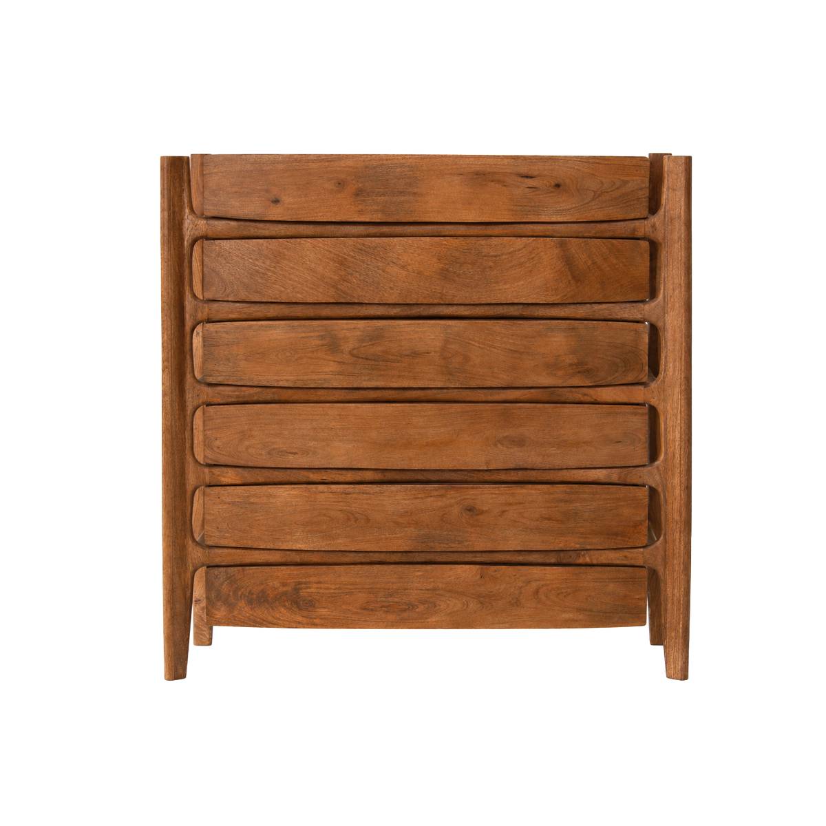 Commode 6 tiroirs ROSANA bois clair, MADE IN MEUBLES 