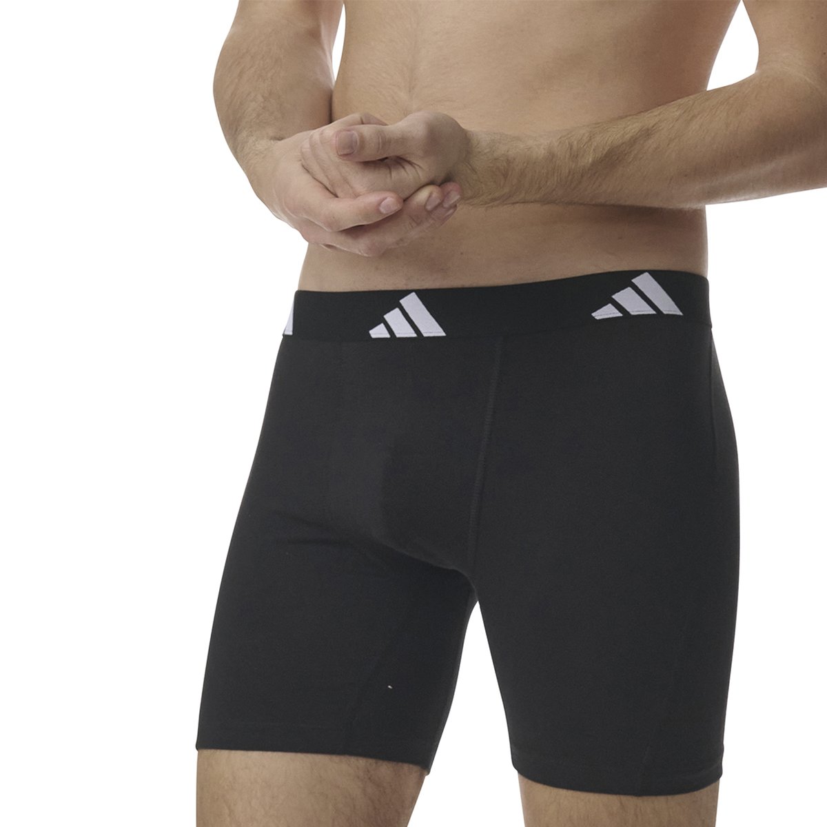 Boxers, lot de 3, long ACTIVE FLEX COTTON noir, ADIDAS SPORTSWEAR
