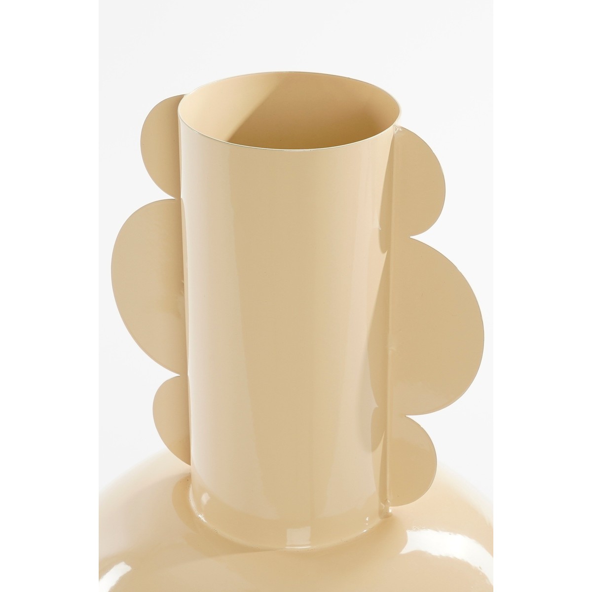 Vase Ø25 cm BOYD beige, MICA DECORATIONS