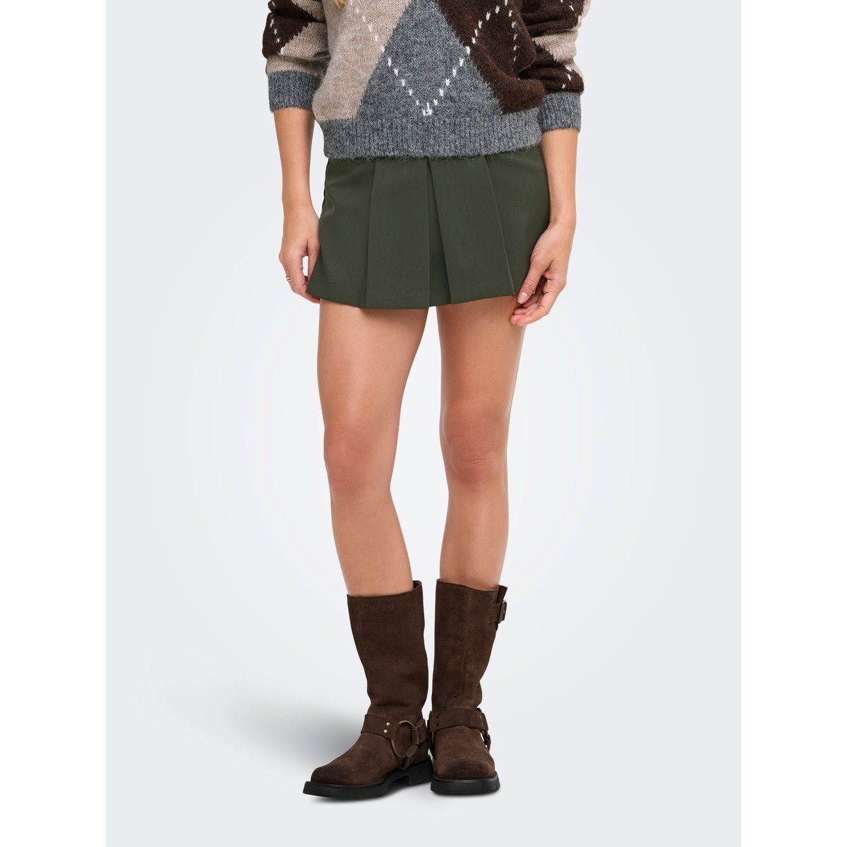 Skort verte - black olive 1, JDY