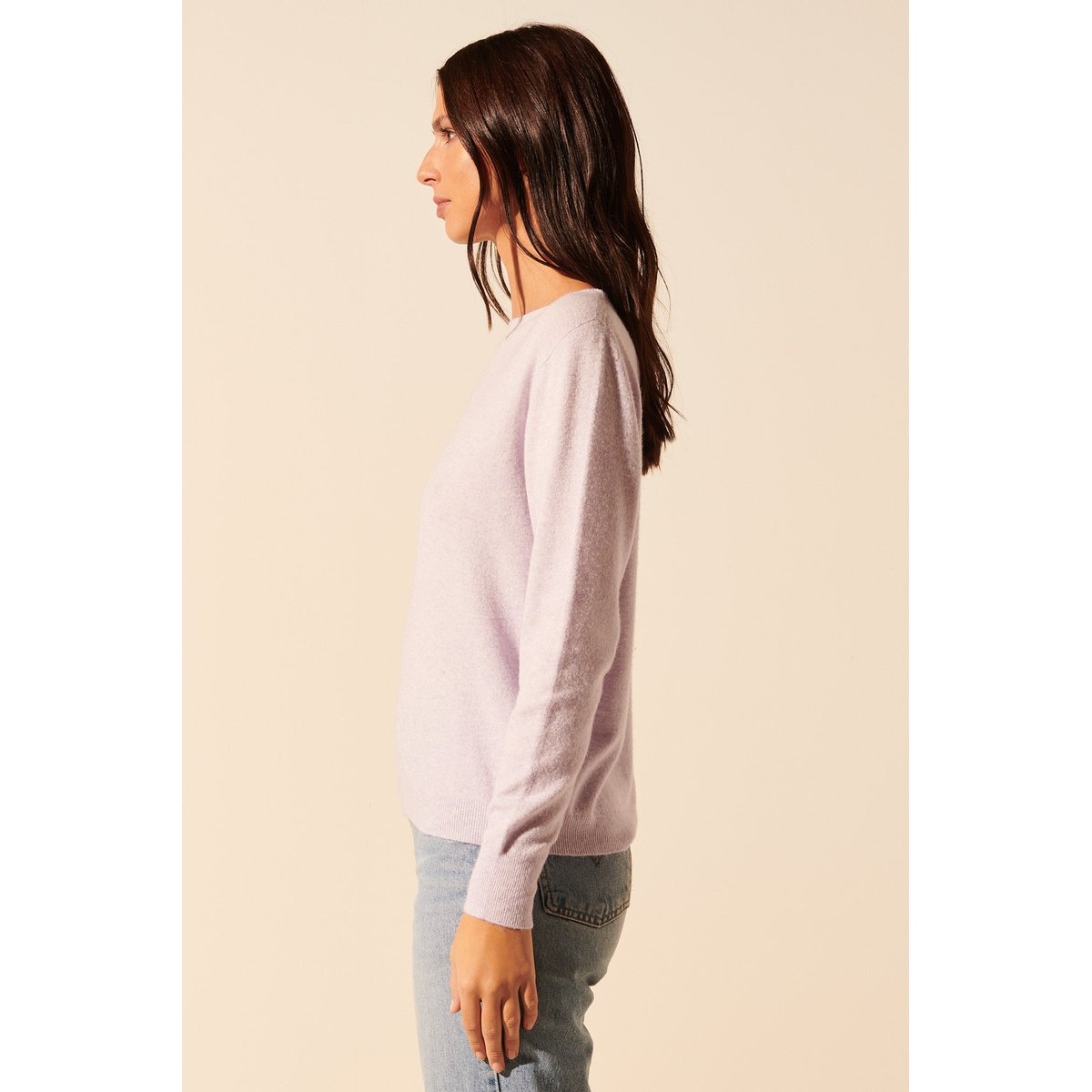 Pull manches longues STEFANO violet lilas, BENOA
