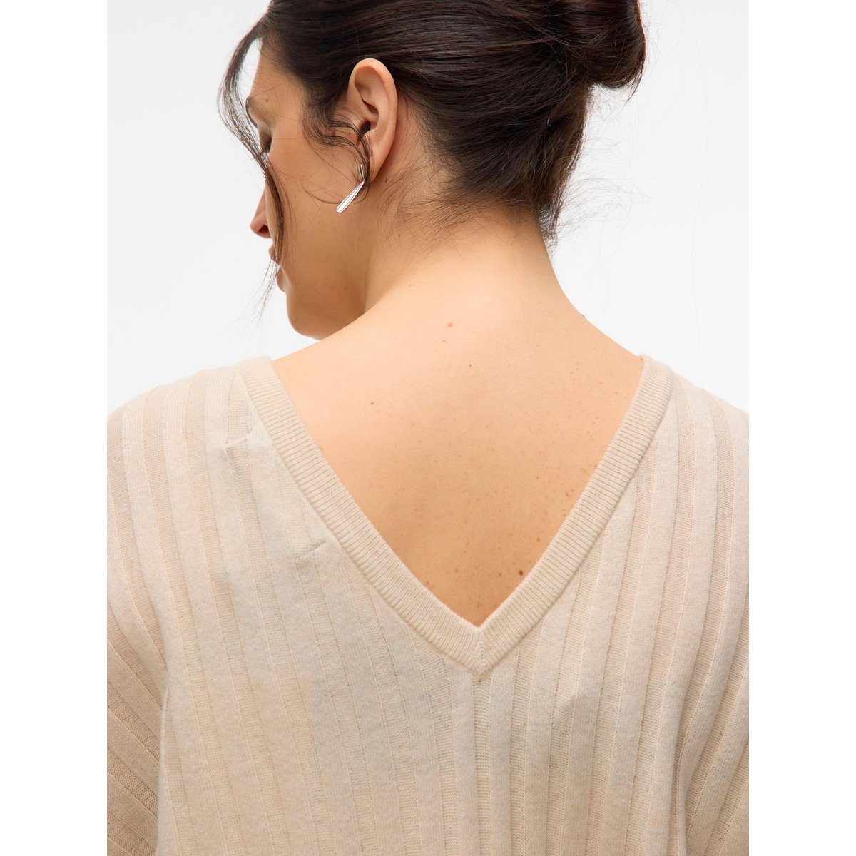 Pull En Maille oatmeal, VERO MODA
