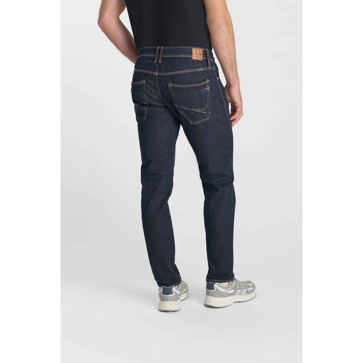 Pantalon droite en jeans ZULIGI purple, LE TEMPS DES CERISES