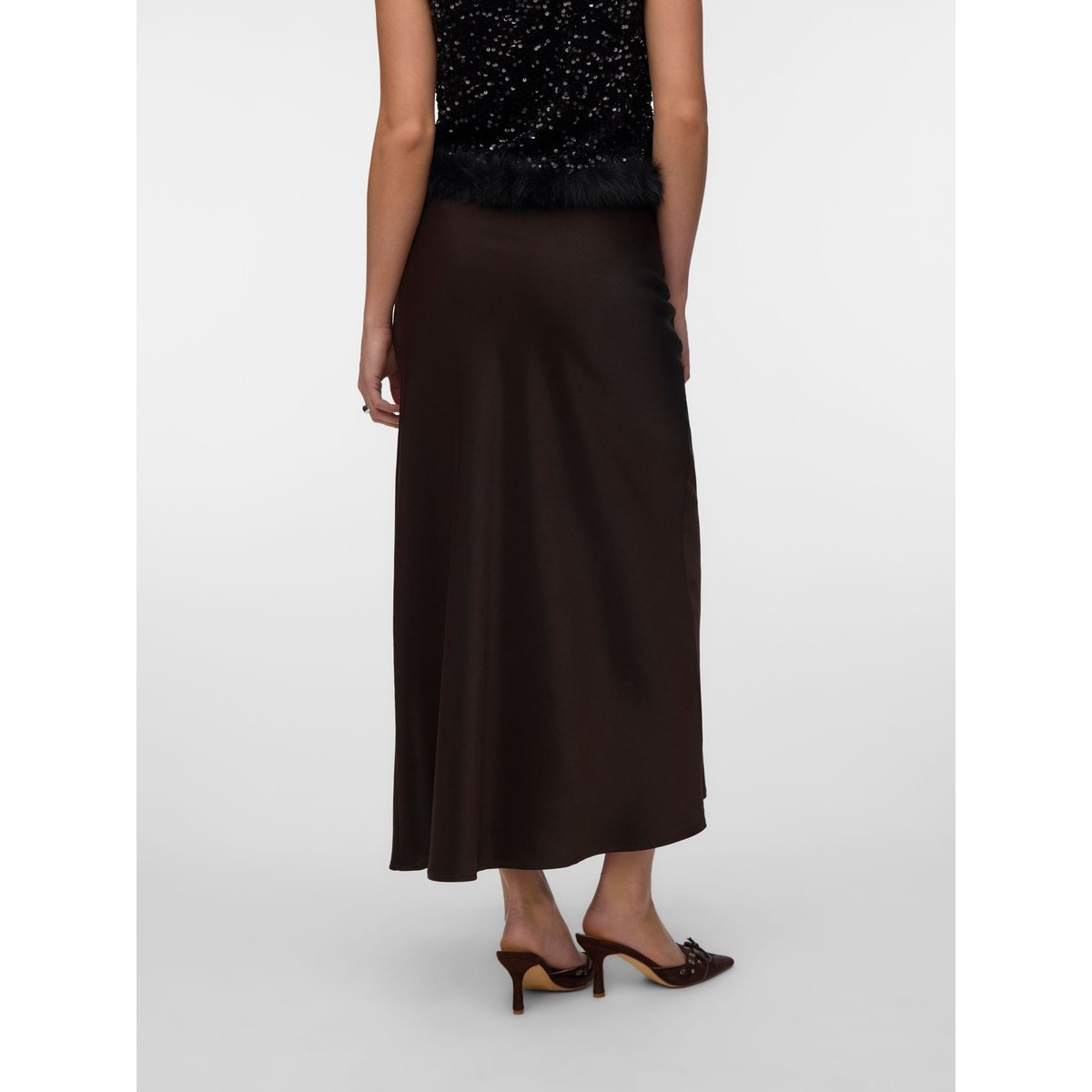 Jupe Droite marron - chocolate torte 1, VERO MODA
