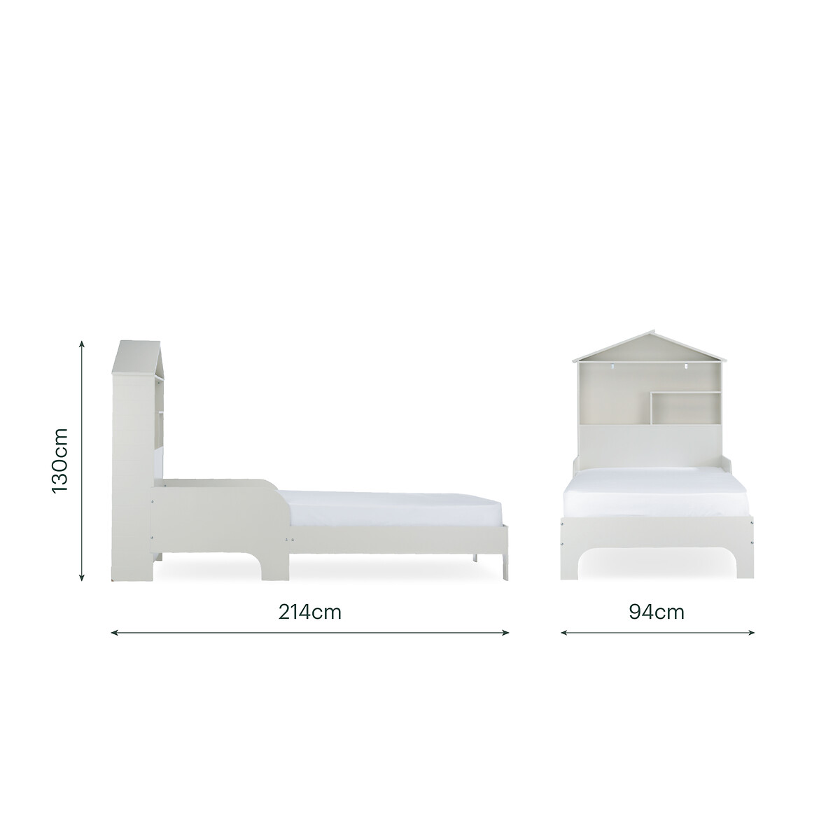 House Kids Storage Bed off-white, CUDDLECO