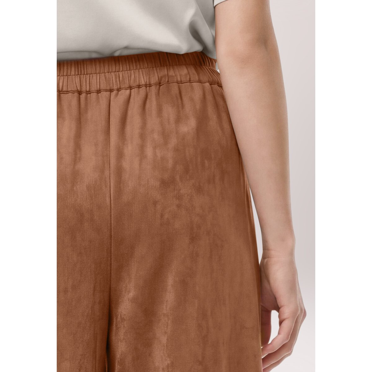 Jupe-culotte à pinces dark coffee, BETTY BARCLAY