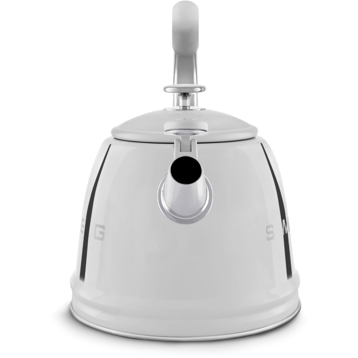 Bouilloire sifflante 2.3L Silver couleur unique, SMEG