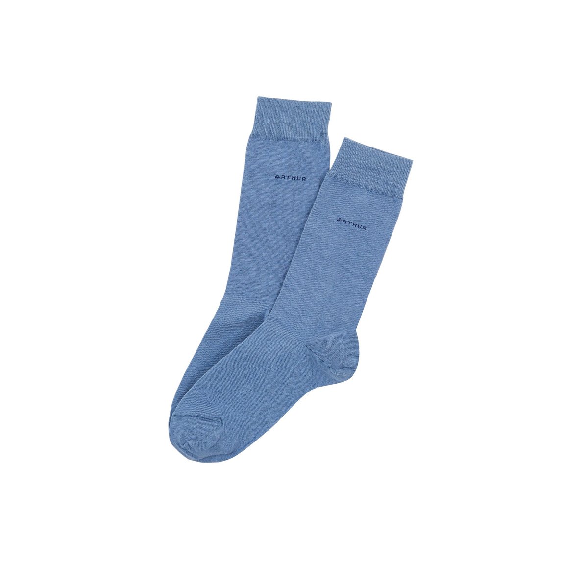 Chaussettes en coton unies, Made in France denim, ARTHUR