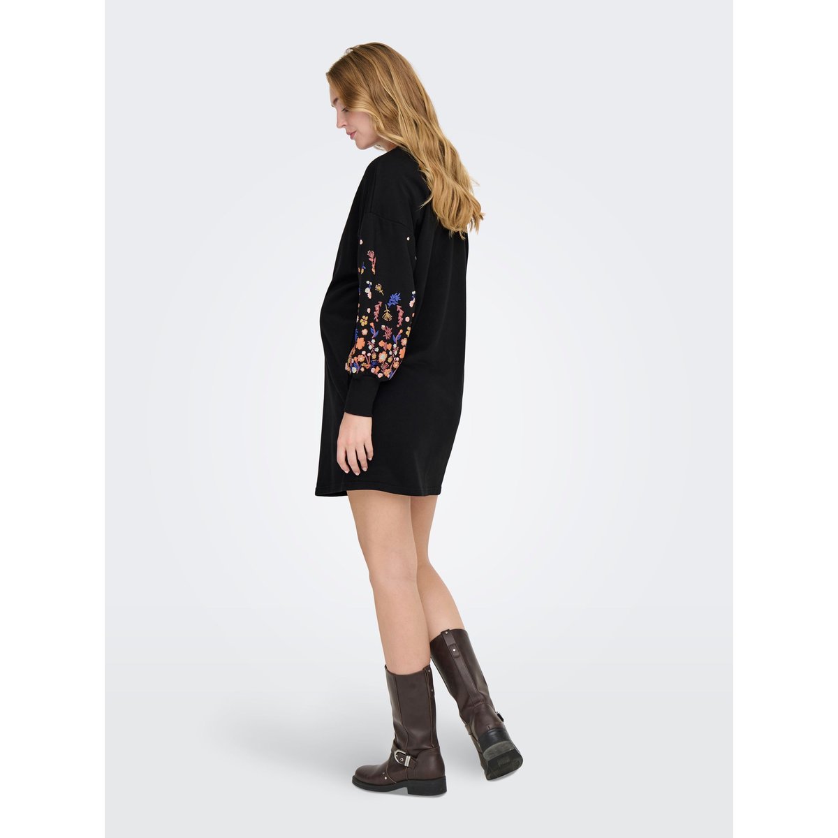 Robe Molletonnée black 1, ONLY
