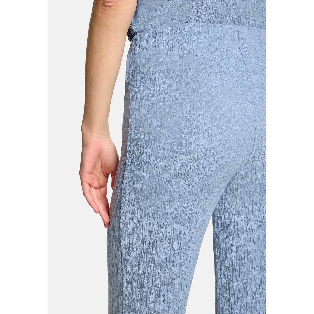 Pantalon casual à jambes larges stonewash, CARTOON